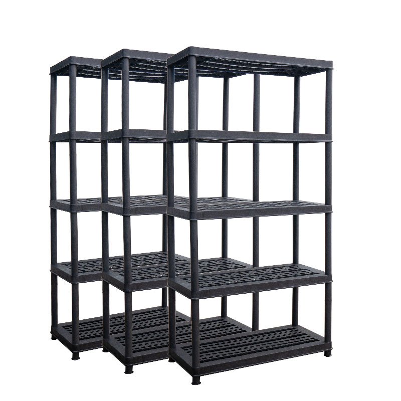 Storage Stacking Racks Plastic Shelf Boltless Garage Shelving