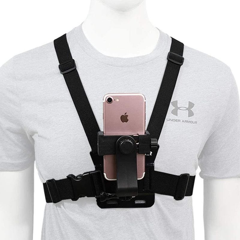 Outdoor Cell Phone Clip Action Camera China Good Quality Chest Mobile Phone Mount Hot Sale Wearable Strap Chest alternate view