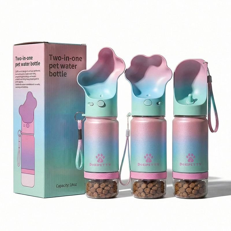 Items Custom logo Package Color 18oz Single Wall Stainless Steel Insulated Travel Pet Portable Drinking Water alternate view