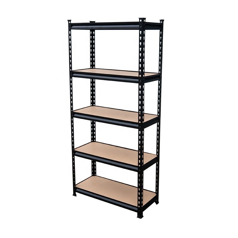 Steel Warehouse Stacking Storage Rack, 175 kg/layer Boltless Rivet Shelving 1800x900x400 mm