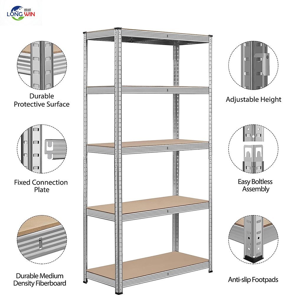 High-Capacity Storage Racks & Warehouse Shelving Units, Heavy Duty Metal Racking for Industrial and Home Use 3