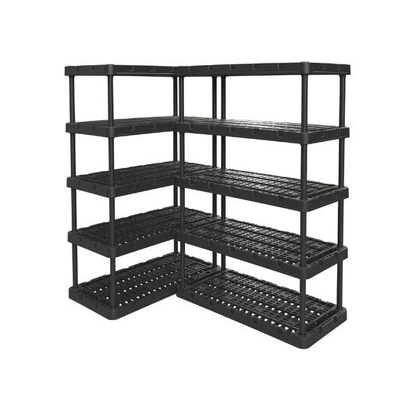 Storage Stacking Racks Plastic Shelf Boltless Garage Shelving 3