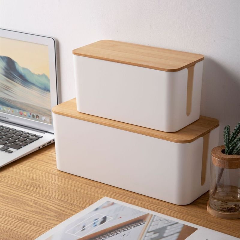 Sample Electrical Power Strips Plug Socket Cable Wire Cord Collection Management Organizer Storage Box