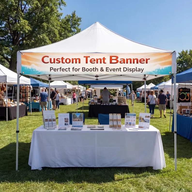 Lightweight Canopy Tent 10x10FT 3*3M Custom Print Easy Assembly Advertising Folding Gazebo for Mobile Vendor Booth