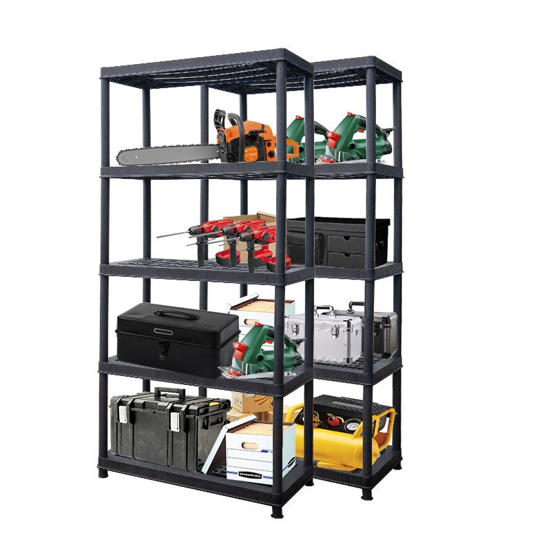 Storage Stacking Racks Plastic Shelf Boltless Garage Shelving alternate view