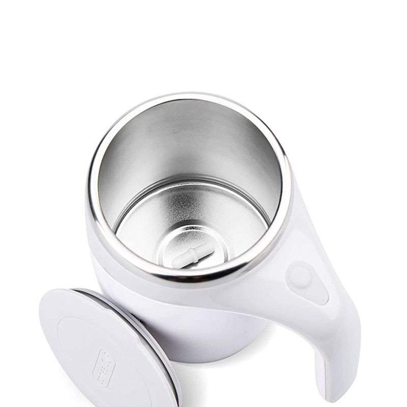 Home Office Stainless Steel Automatic Magnetic Stirring Coffee Cup /Self Mixing Cup for Coffee Tea Hot Chocolate 3