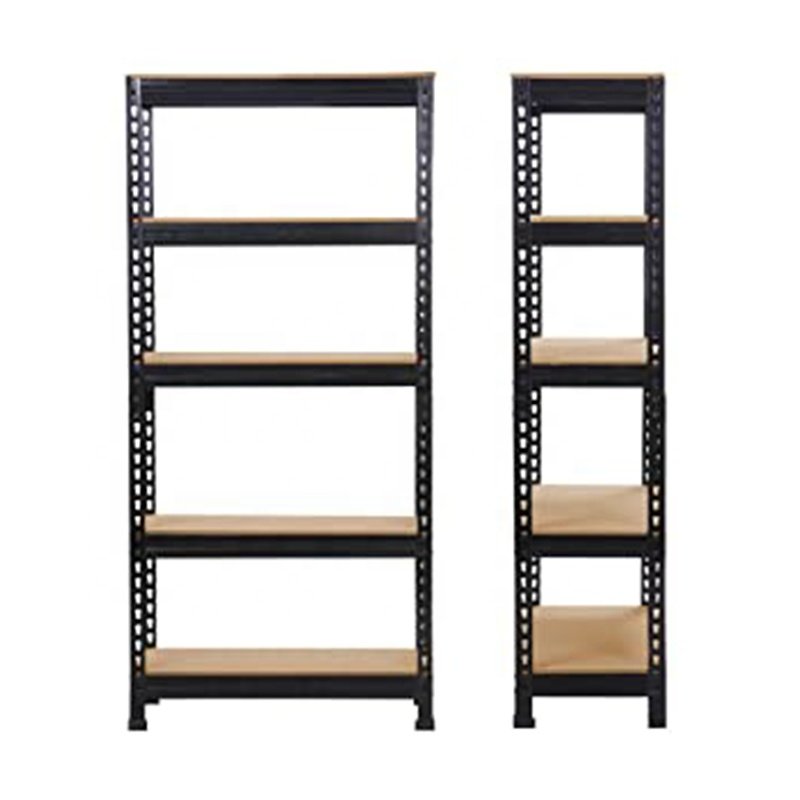 Steel Warehouse Stacking Storage Rack, 175 kg/layer Boltless Rivet Shelving 1800x900x400 mm 6