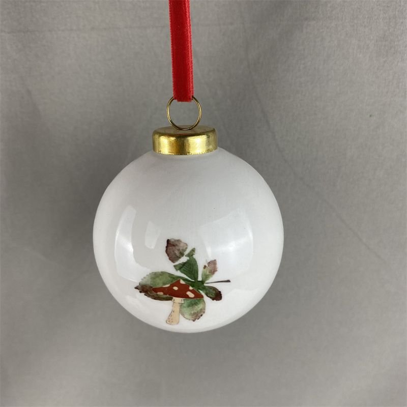 Ceramic Christmas Ball Christmas Tree Decoration for Home Decoration for Party Decoration