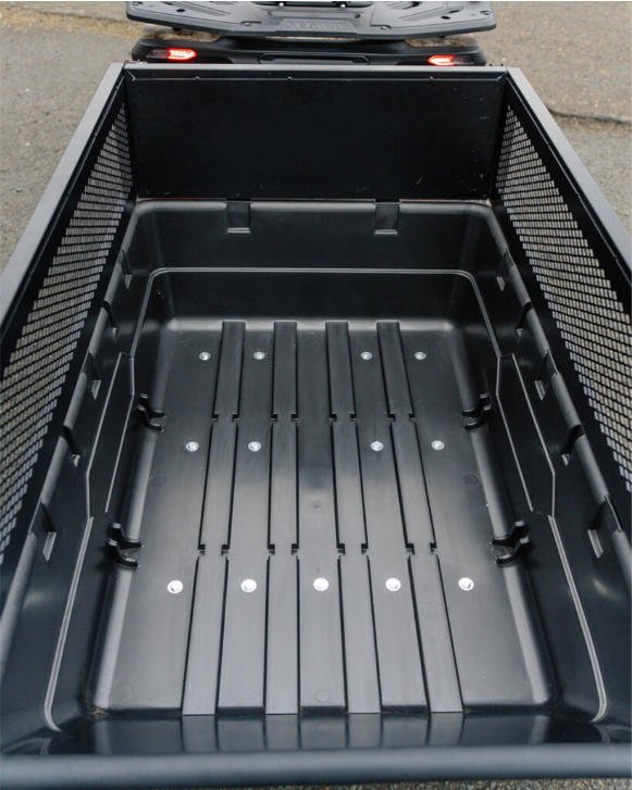 Plastic Utility ATV Dump Trailer, Fast Delivery Small Size Motorcycle & ATV Trailer 4