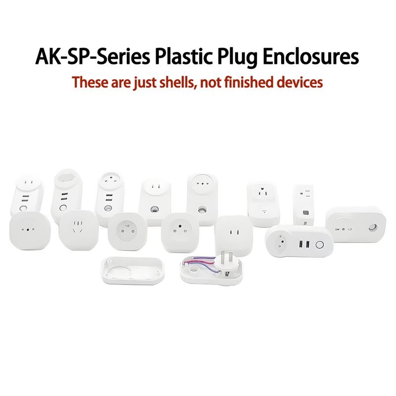 EU Smart Plug PC Enclosure Flame Retardant V0 Plastic Electrical Sockets Wifi Plugs Box Smart Home Power Switch alternate view