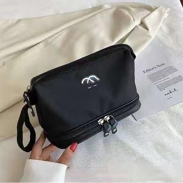 Cosmetic Bag, Fashion All-Match Women's Bag, Dry-Wet Separation Double-Layer Wash Bag