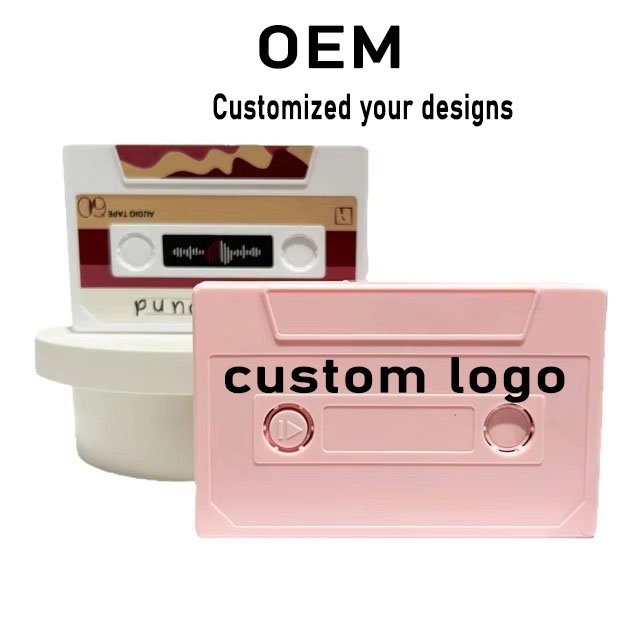 Custom Logo Voice Cassettes Tape 60/300s Message OEM Recorder Customizable Sound Greeting Card for Graduation