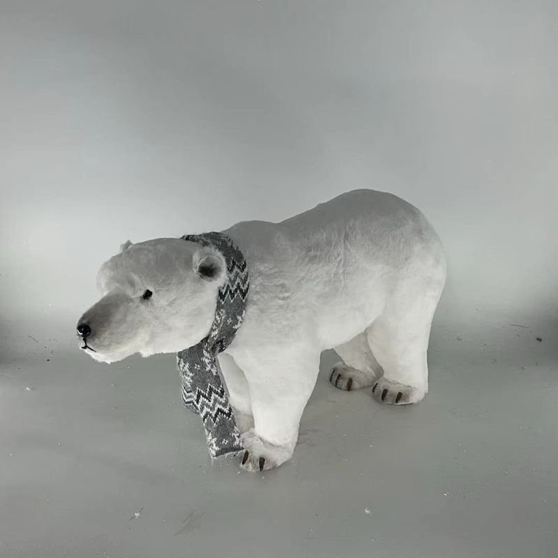 Cute Gifts Home Decor Simulation Sculpture Realistic Bear Model Figurines Artificial Lifelike Animal Toy Factory