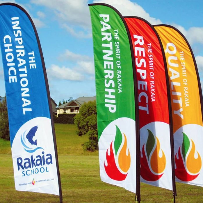 Feather Flag Wholesale Price Lightweight Beach Banner With Ground Stake for Sports Events and Concerts 3