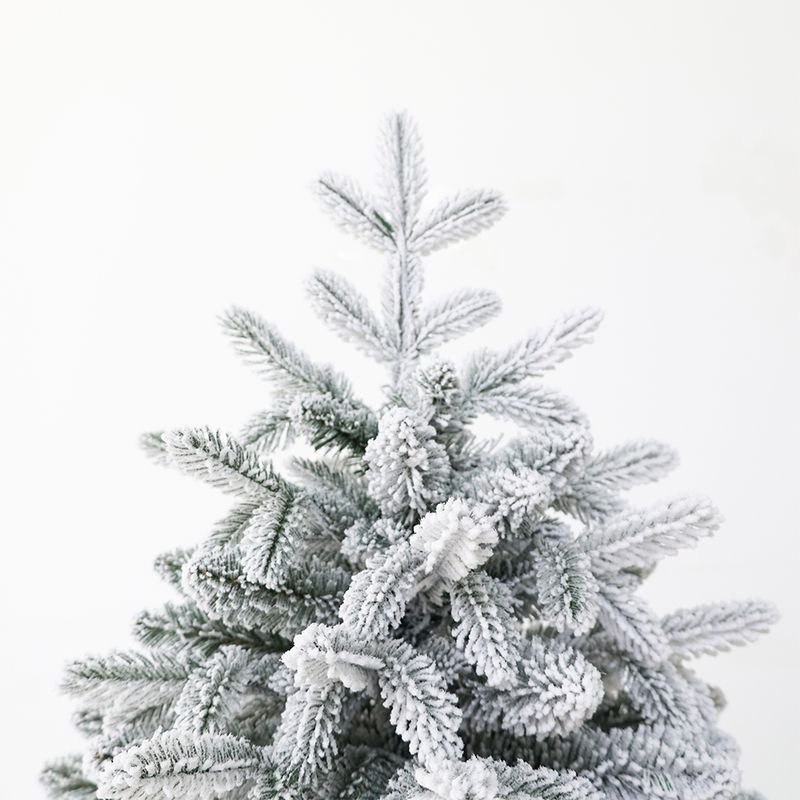 FT FT FT FT FT Artificial Flocked Christmas Tree New Style PE and PVC Indoor Home Decor alternate view