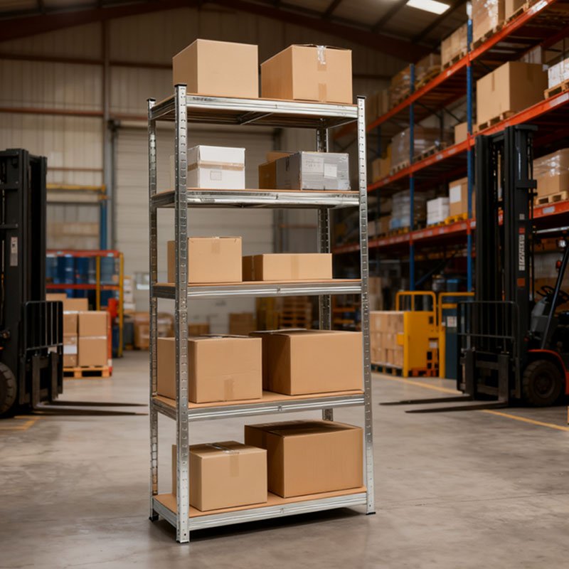 5 Tier Shelf 180x90x40cm Rack, Industrial Shelving for Warehouse 6