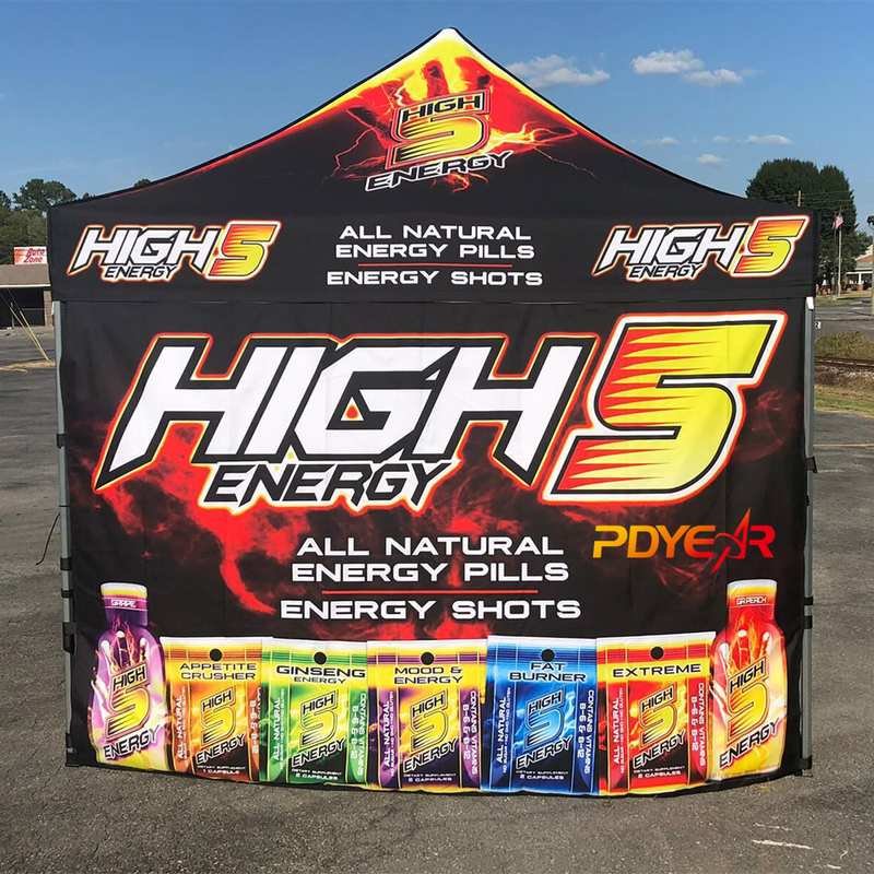 Custom Printed Gazebo 10x10 Supplier Price Waterproof Polyester Fabric Marquee with Fast Delivery for Outdoor Use alternate view