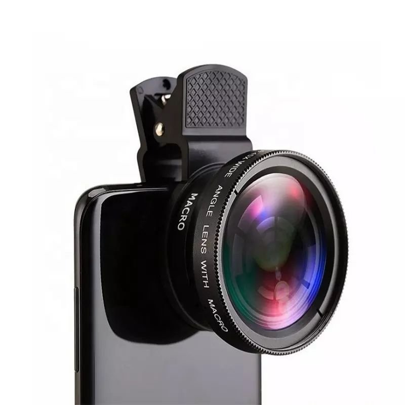 Mobile Accessories Lens Optical Clip 37mm Mobile Phone X Wide Angle Macro Lens