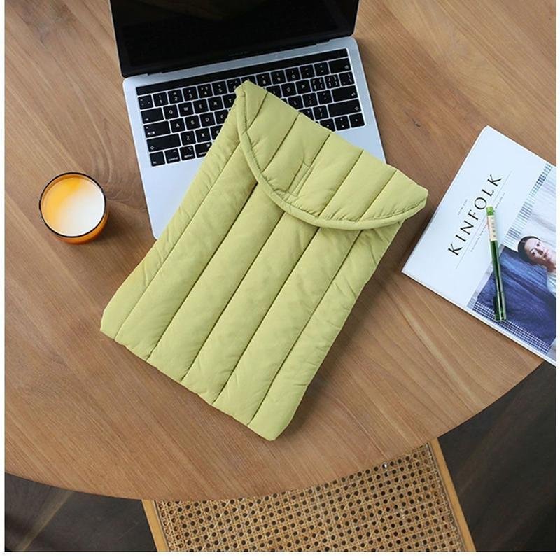 Space Cotton Double Sided Embroidered Computer Bag for MacBook Lightweight Inner Container for iPad Protective 3