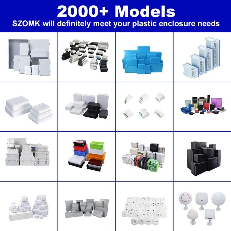 Szomk Oem Odm Project Box Pcb Abs Pc Ip65 Ip66 Ip67 Ip68 Outdoor Electrical Box Waterproof Plastic Enclosure alternate view