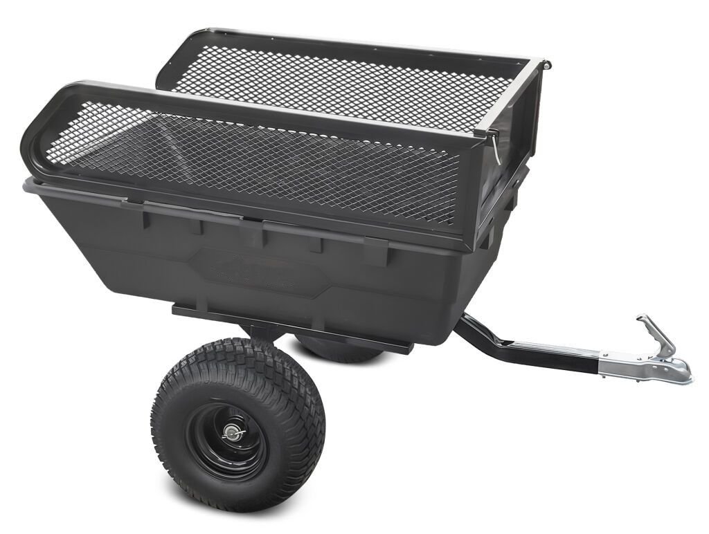 ATV Quad Bike Box Trailer, Garden Yard Dump Cart 6