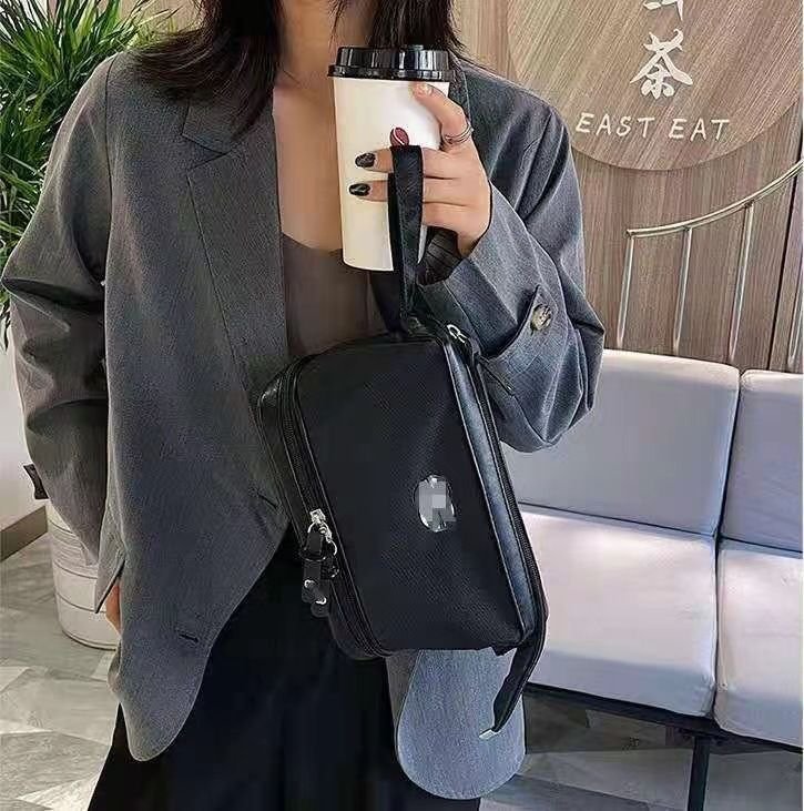 Cosmetic Bag, Fashion All-Match Women's Bag, Dry-Wet Separation Double-Layer Wash Bag alternate view