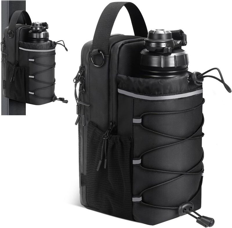 Magnetic Gym Bag Custom Fitness Black Magnetic Bag Gym Supplier with Bottle Bag