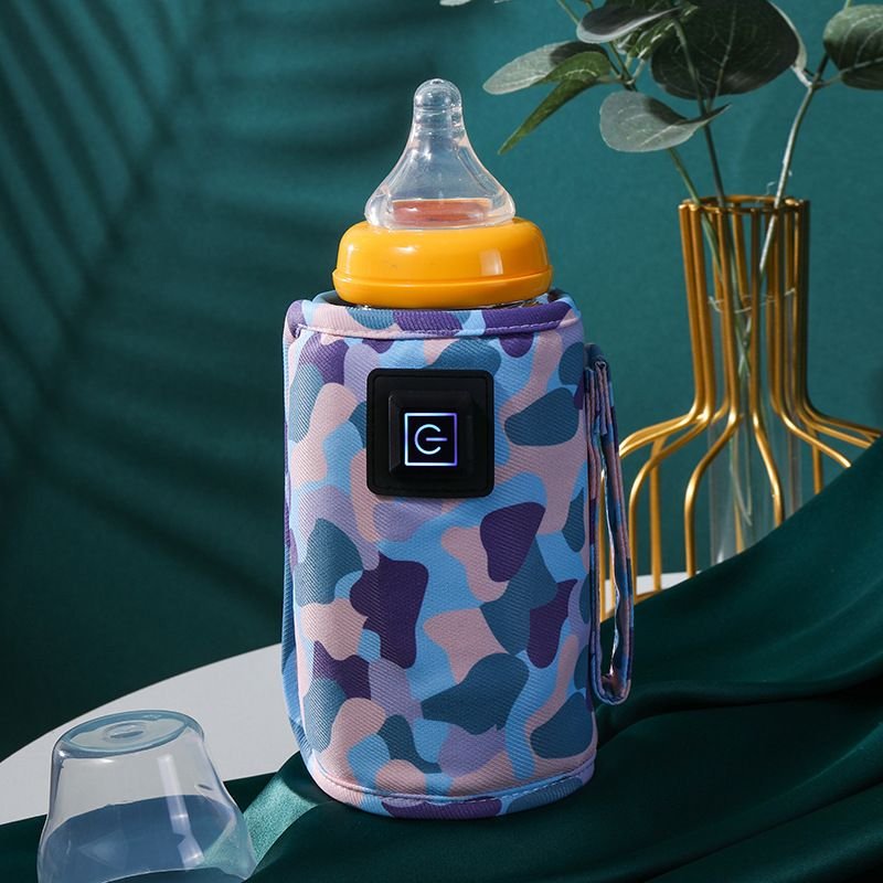 Nursing Bottle Warmer USB Adjustable Temperature for Heating Cup Sleeve Mug Outdoor Thermos Bag Universal Warmth 3