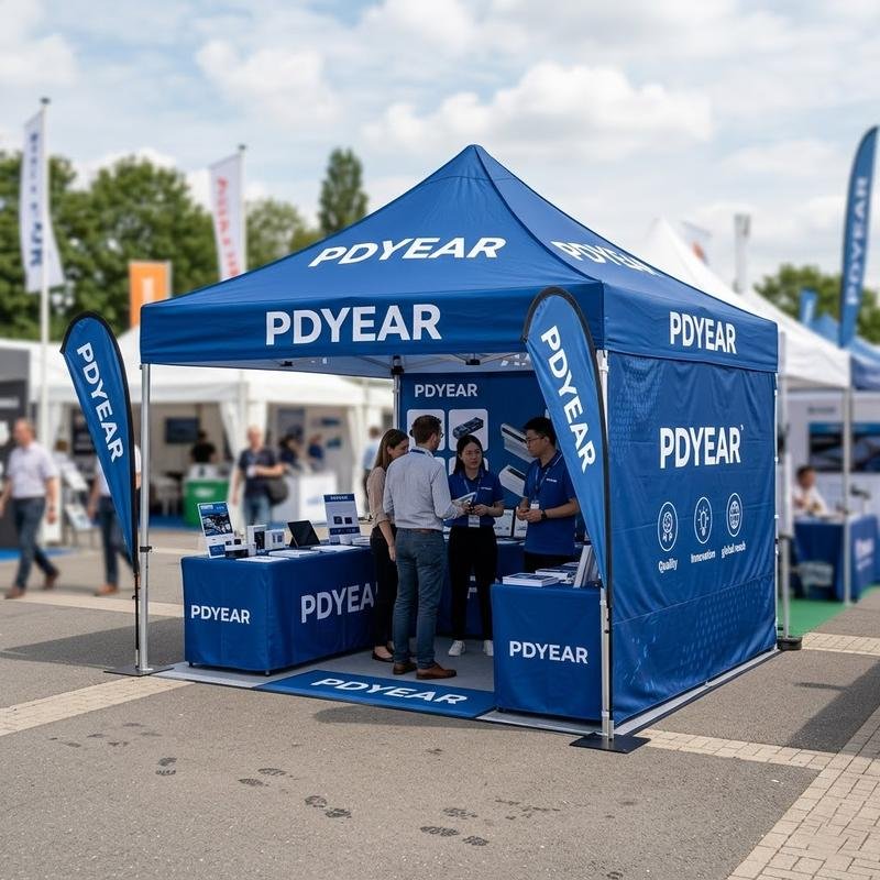 Factory Price Canopy Tent Advertising Trade Show Events Tents 10x10ft Custom logo Printed Pop up Canopy Tent
