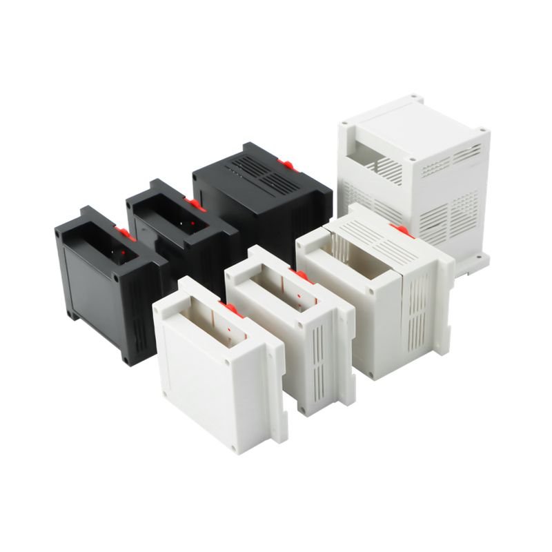Szomk AK-P-Series Pcb Din Rail Terminal Blocks Relay Power Supply Plastic Plc Din Rail Enclosure Box for