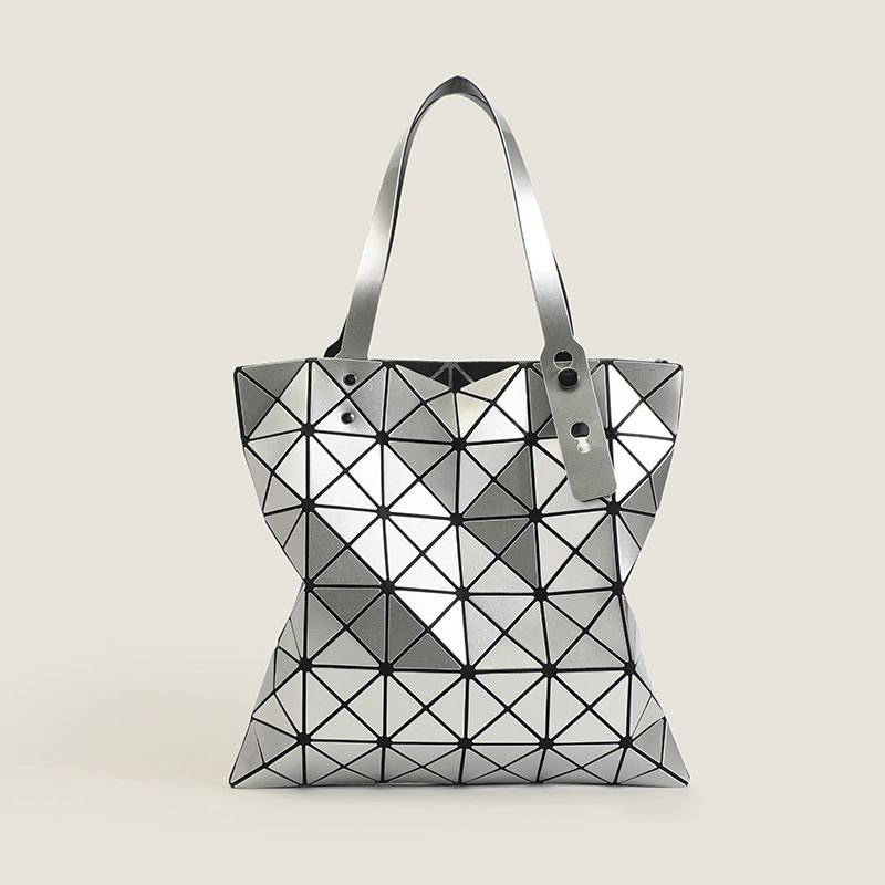 Women Diamond Multifunctional Tote Bag Geometric Bag Single Shoulder Handbag Fashion Large Capacity Fashionable alternate view