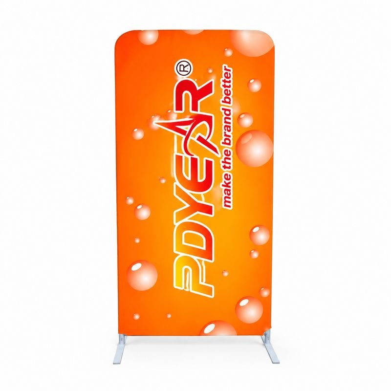 Tension Fabric Display Customizable Retractable Banner Stand for Trade Show Retail Store & Promotional Events