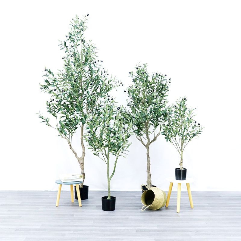 Artificial Green Plant Olive Tree for Outdoor Indoor Ornaments Best Quality 120cm 130cm Green Olive Tree alternate view