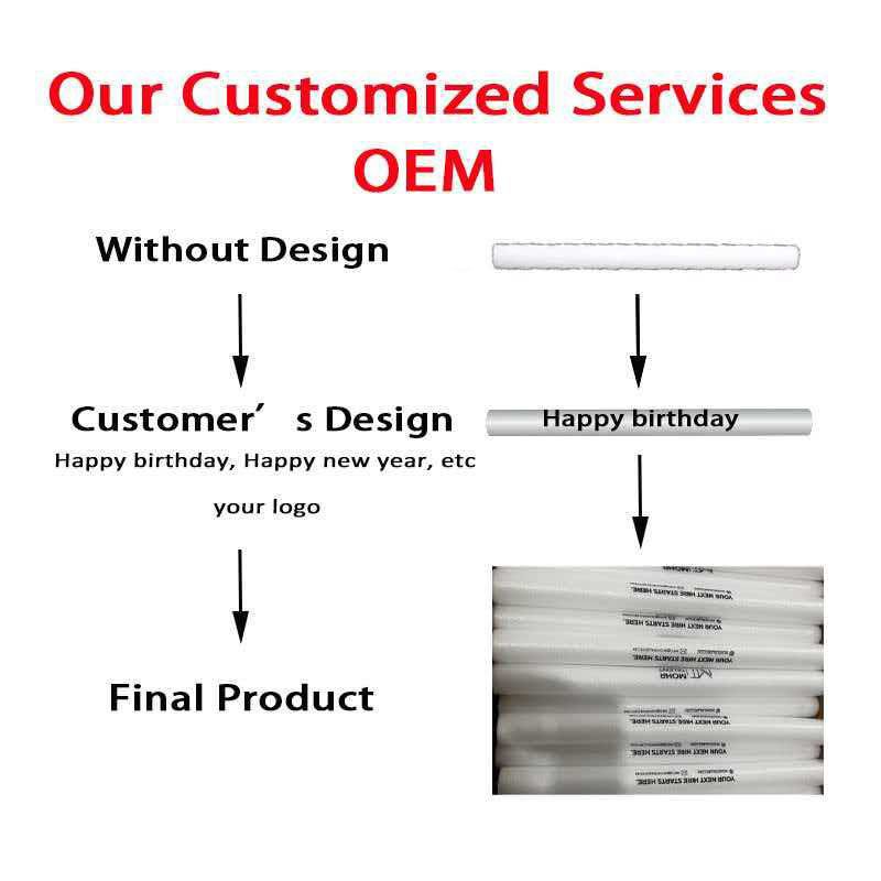 Custom Led Light up Foam Sticks Glow in Dark Sticks with 3 Colors Flashing Baton Wands Party Supplies for Wedding 3